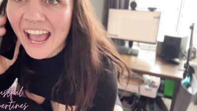 Creampie Stepmom while she’s on a work call