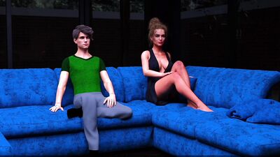 My Horny Stepmother Giving Blowjob First Time - 3D Hentai Animated Porn With Sound - Measuring My Cum