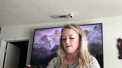 Ballbusting My Step Bro with POV Fuck