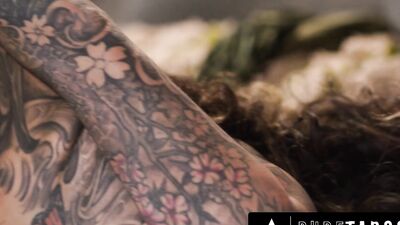 PURE TABOO Tattooed MILF Arabelle Raphael Finds Solace In Defiant Stepson's Big Dick After Divorce
