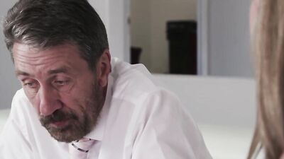 Athena Gives Her Step Dad Some Stress Relief - Steve Holmes (Bad News, Athena Faris)