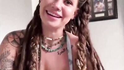 Amateur Hippie Busty PAWG Teen Step Sister POV Rough Fucked Sextape - Indica Flower