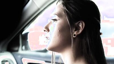 College girl Jaye Summers gets creampied by bf and his step dad