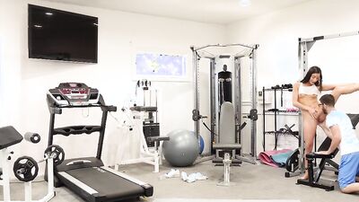 PORNPROS Creeping Step Dad Lucks Out With Gym Fuck