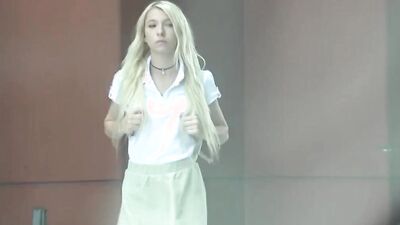 Petite Daughter Fucks Step Step Dad After Getting in Trouble!