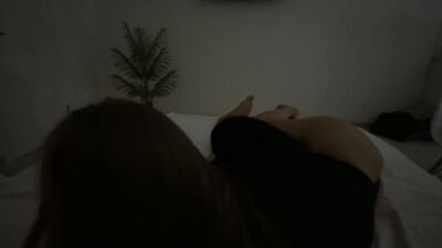 Step sister can't calm down and wants a sex toy. This is the third sex of the night
