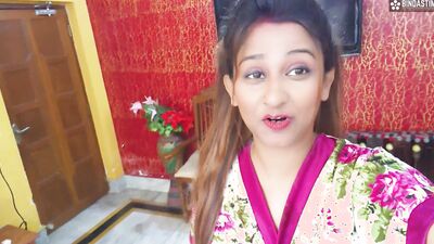Sudipa's sex vlog on how to fuck with huge cock Step Brother and a Bhabhiji ( Hindi Audio