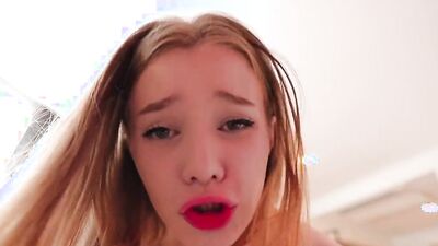 Hotel Argument With Step-Sister Ends In Hard Fucking Of Her Tight Pussy