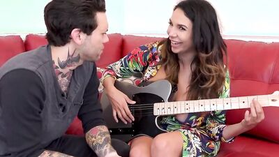 Missy Martinez gets her pussy pounded by her guitar teacher