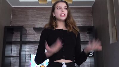 Step Sister Asked To Help Her Shoot Anal Porn For Her Girlfriends - Miha Nika