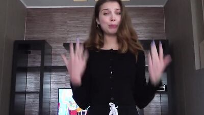 Russian Sister Lets Step Bro Cum In Her Ass - Miha Nika