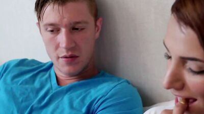 Watching porn with his stepsis