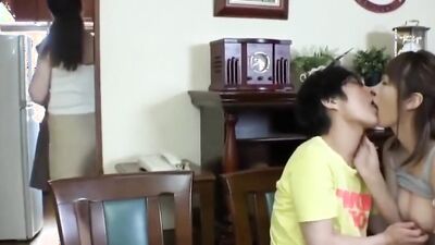 Japanese Boy Seduced By His 2 Stepsisters