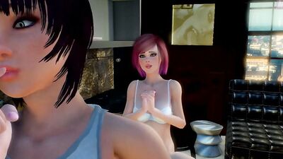 3D Shemale Step Sister Fucks Sissy Step Brother In Ass - 3D Cartoon Futa