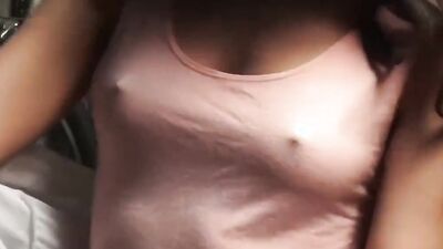 When She Was Feeling Horny, She Went Outside Without A Bra 3