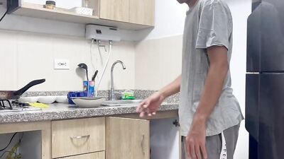I fuck the janitor of my building richly in exchange for doing a plumbing repair.