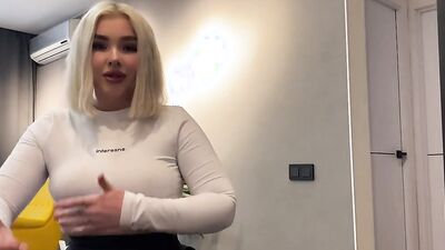 Stepsister made me fuck her and I cum in her pussy
