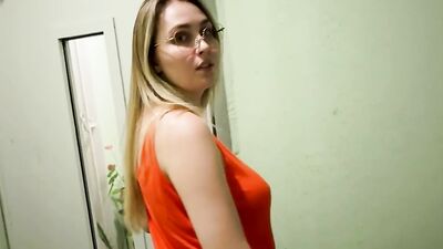 Fucking my friend's stepmom in the kitchen