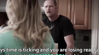 I WATCH TV WITH MY STEPSISTER AND MAKE HER SUCK MY COCK