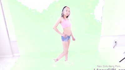 Straight Japanese Teen seduced by MILF Lesbian Stylist