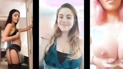 Tiktok. Sexy Naked tiktoker