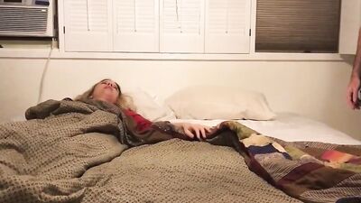 Sexy Stepmother Shares Bed With Stepson