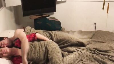 Sexy Stepmother Shares Bed With Stepson