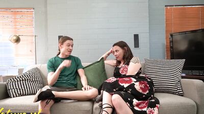 Horny Stepmom Eileen Gets Surprised By Her Stepson’s Huge Cock And Can’t Stop Touching It!