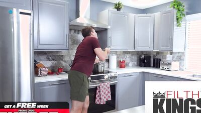 FilthyTaboo - Caught Horny BUBBLE BUTT Stepsis Boiling Her Dildos & I Fucked Her Hard