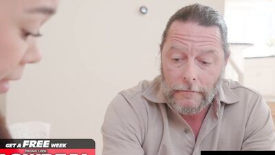 I Asked My Stepdad To Help Me With My Blowjob Skills