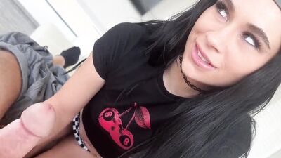 Delilah Dagger Teen Goth Stepsister Lets You Have A Turn - Teena Lipoldino