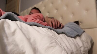 Stepmom CAUGHT Masturbating, perfect time to make a move.