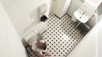 Sister Sandra gets fucked by the Doctor on the toilet
