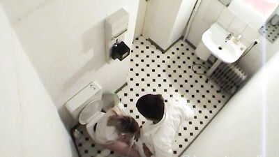 Sister Sandra gets fucked by the Doctor on the toilet
