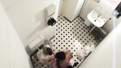 Sister Sandra gets fucked by the Doctor on the toilet