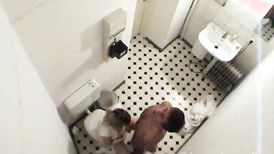 Sister Sandra gets fucked by the Doctor on the toilet