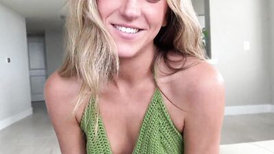 Edging Practice With Sexy Blonde Step Sis