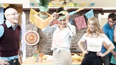 Step Sis And Teen Friend Sneak Fuck At Cinco De Mayo Party S2 -E5