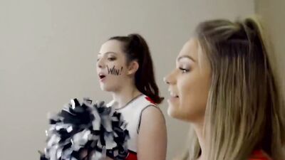 Step Sis - BFF Catches StepBro Creaming His Sisters Pussy