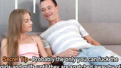 Bonnie Dolce, Sharon White - Blonde Milf Shares Her Stepdaughter's Big Dick Boyfriend