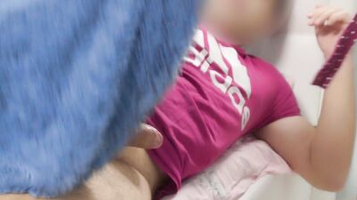 Tired stepfather cums in curious stepdaughter's mouth again