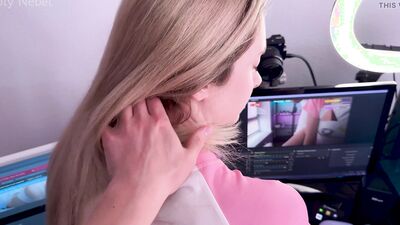 Stepsister is engaged in webcam?! I'll tell everyone about it!