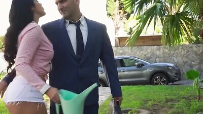 REALITY KINGS - Julia De Lucia Gets Horny When She Catches Her Stepson Jordi Sniffing Her Underwear