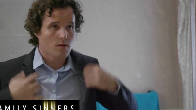 FAMILY SINNERS - Slutty Blonde Step Sister Rides On Her Step Brother's Cock Like There's No Tomorrow